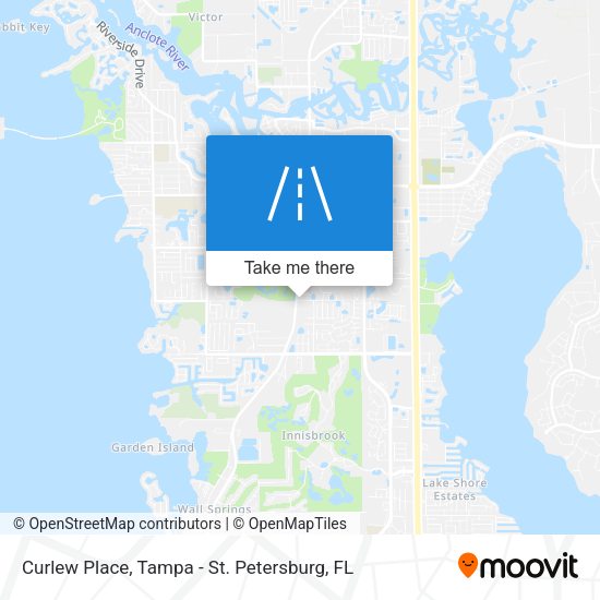 Curlew Place map