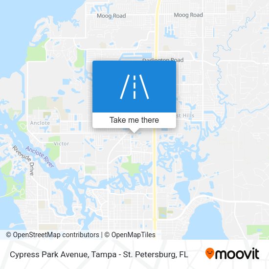 Mapa de Cypress Park Avenue