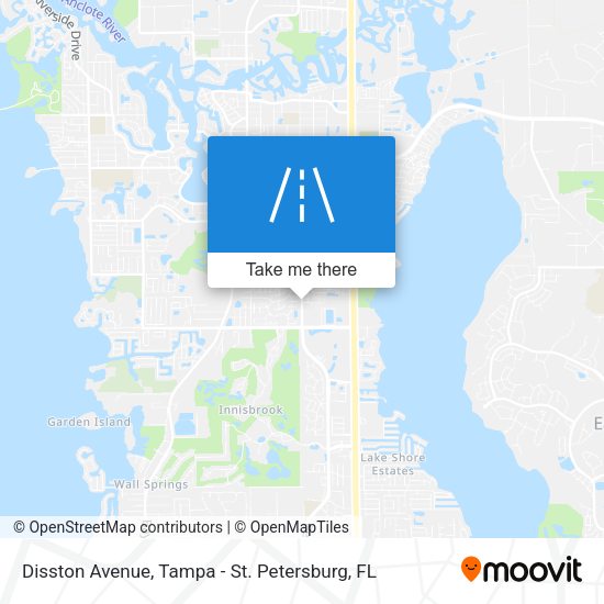 Disston Avenue map
