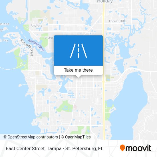 East Center Street map