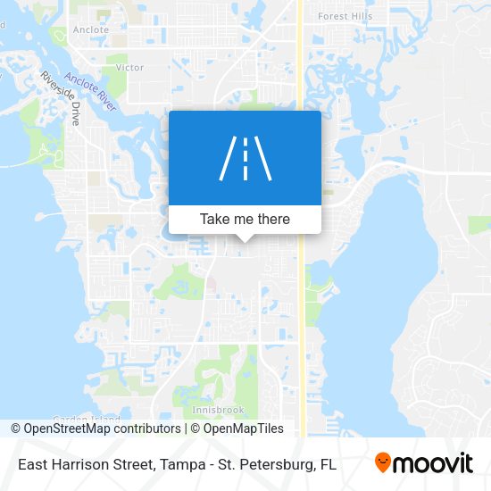 East Harrison Street map