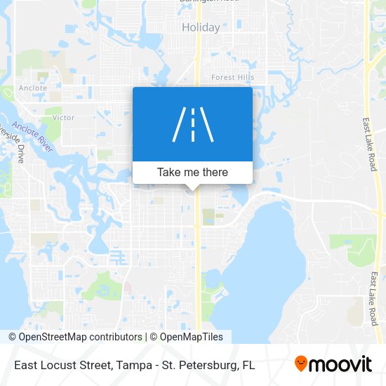 Mapa de East Locust Street