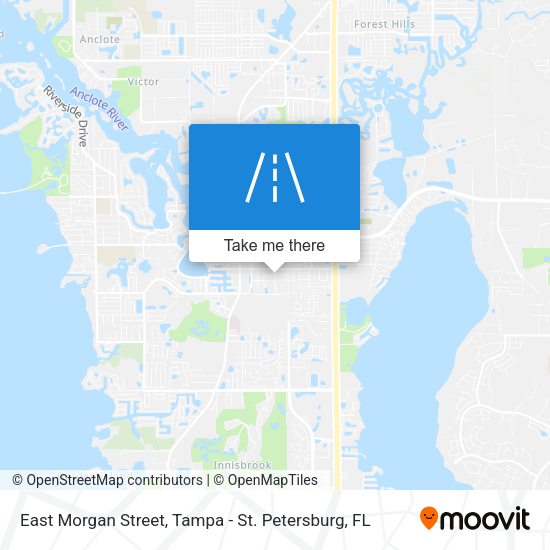 Mapa de East Morgan Street