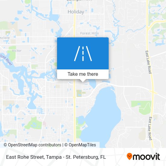 East Rohe Street map