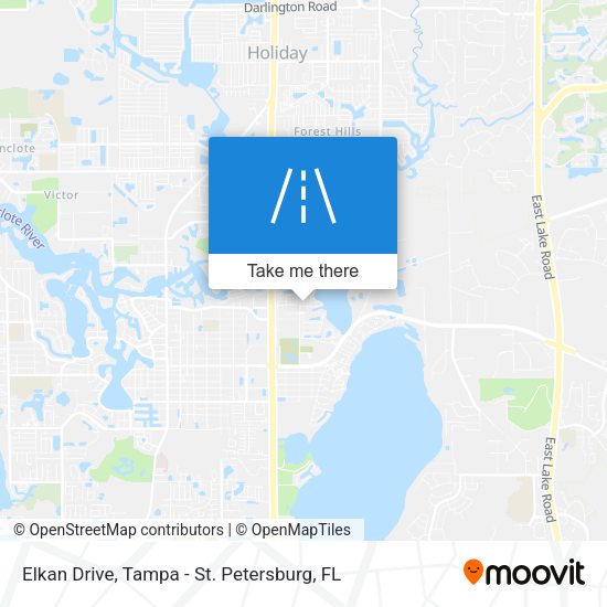 Elkan Drive map