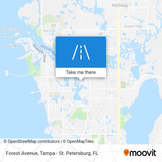 Forest Avenue map