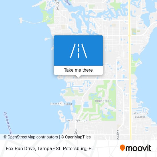 Fox Run Drive map