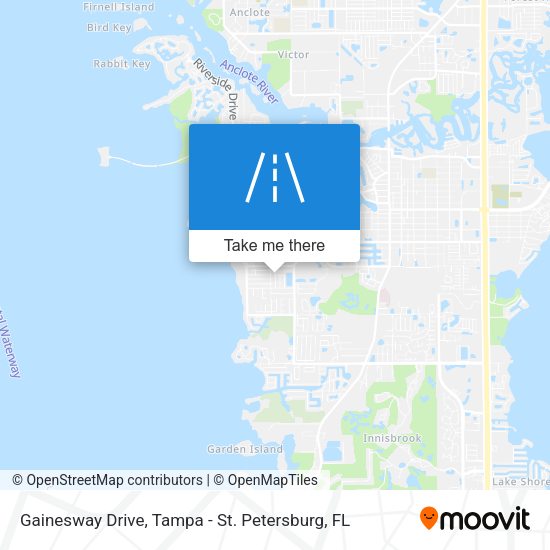 Gainesway Drive map