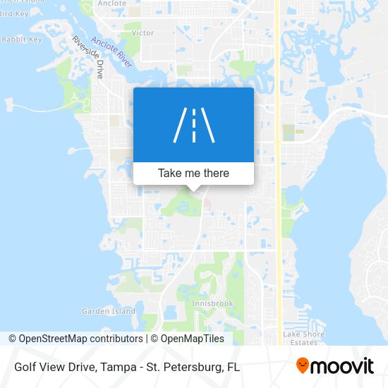 Golf View Drive map