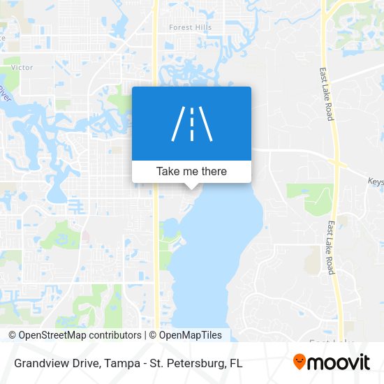 Mapa de Grandview Drive