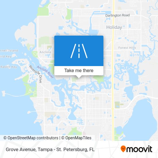 Grove Avenue map
