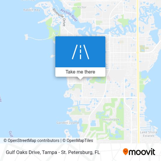 Mapa de Gulf Oaks Drive