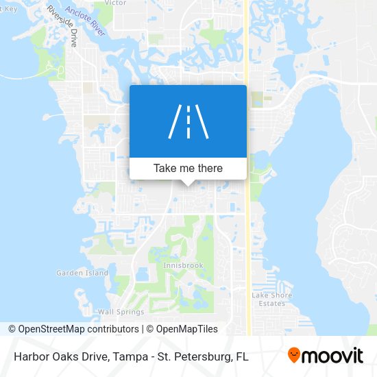 Harbor Oaks Drive map