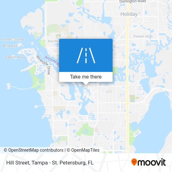 Mapa de Hill Street