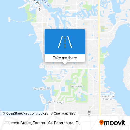 Hillcrest Street map