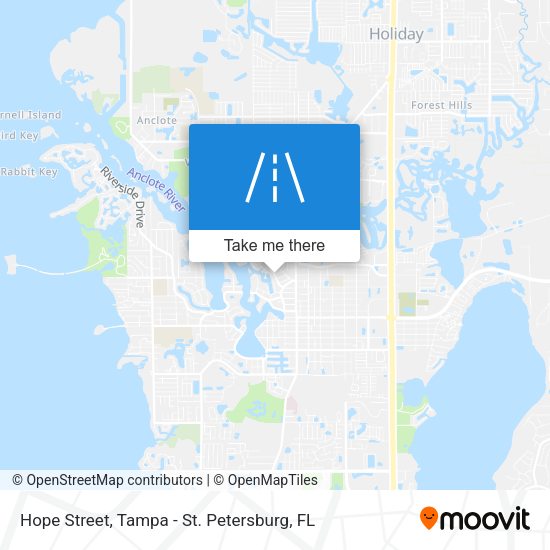 Hope Street map