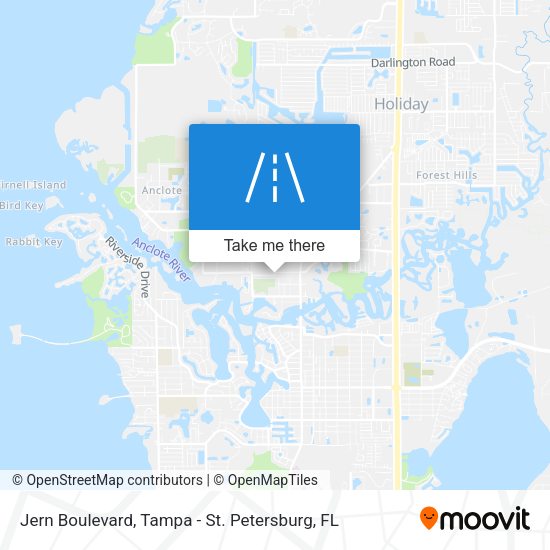 Jern Boulevard map
