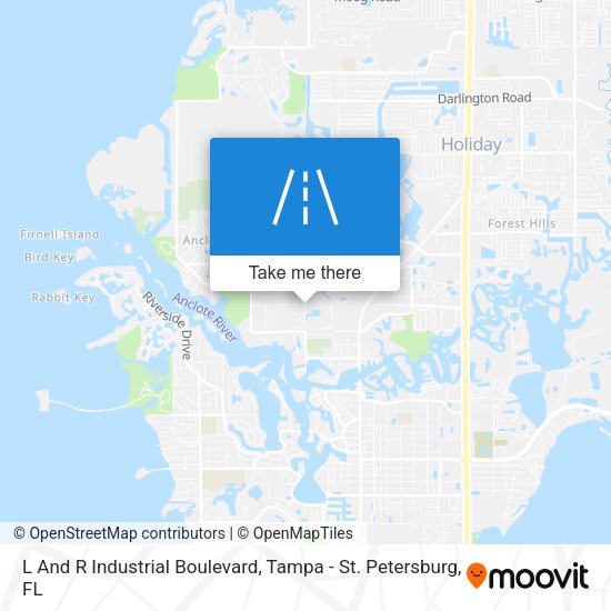 L And R Industrial Boulevard map