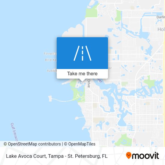 Mapa de Lake Avoca Court