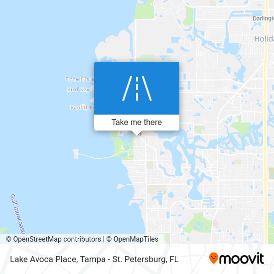 Lake Avoca Place map