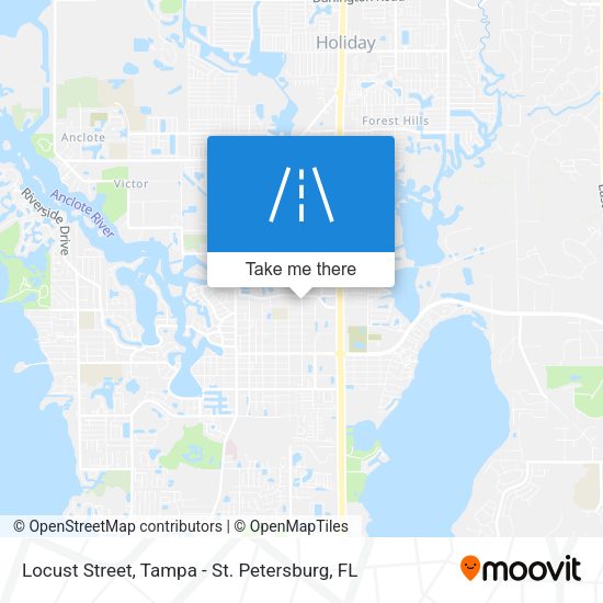 Locust Street map