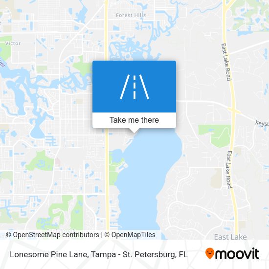 Lonesome Pine Lane map