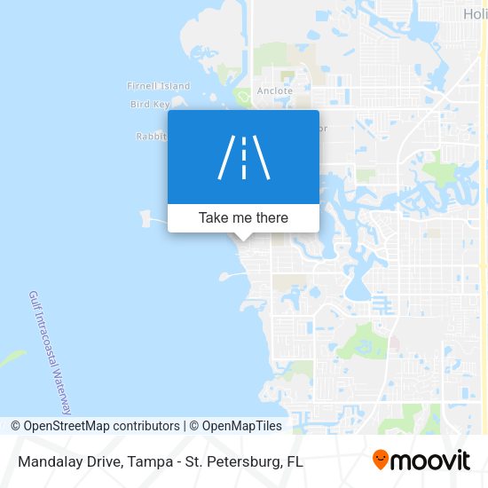 Mandalay Drive map