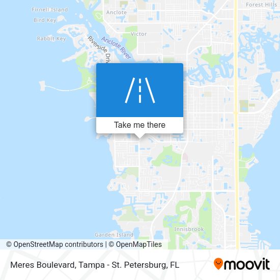 Meres Boulevard map