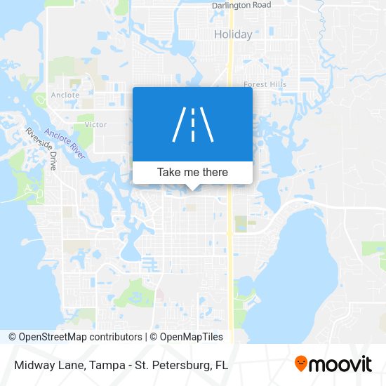 Midway Lane map