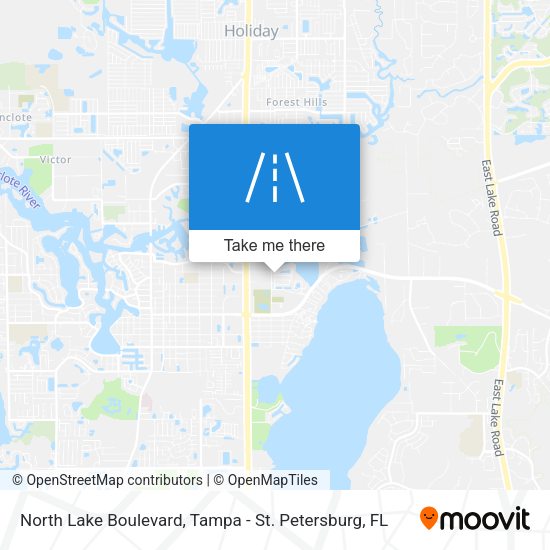 Mapa de North Lake Boulevard
