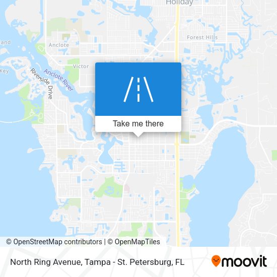 North Ring Avenue map