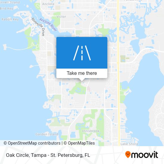 Oak Circle map