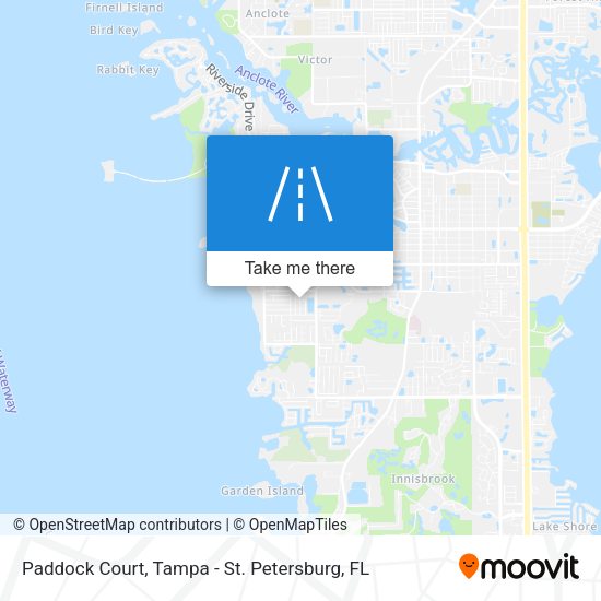 Paddock Court map