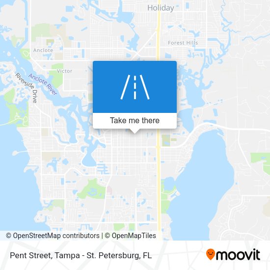 Pent Street map