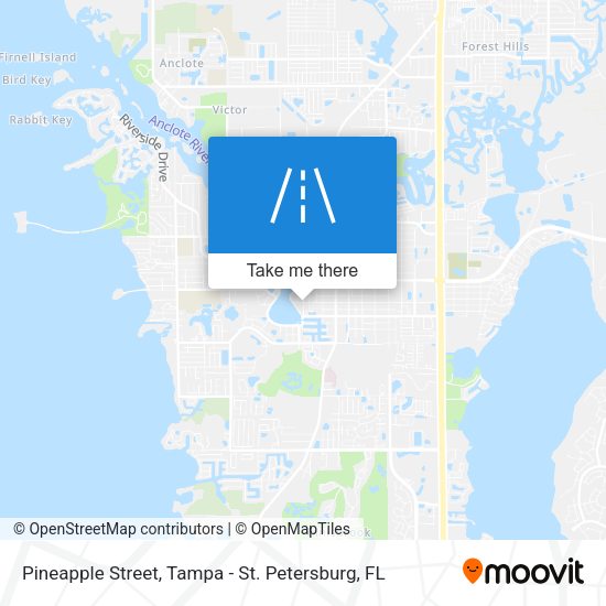 Pineapple Street map