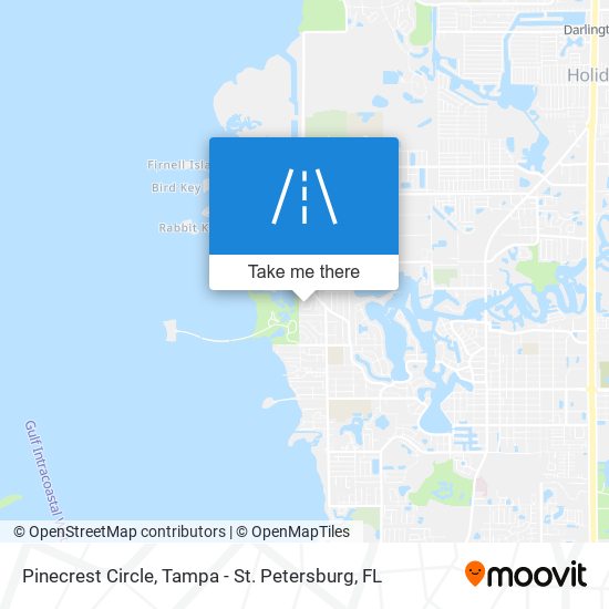 Pinecrest Circle map