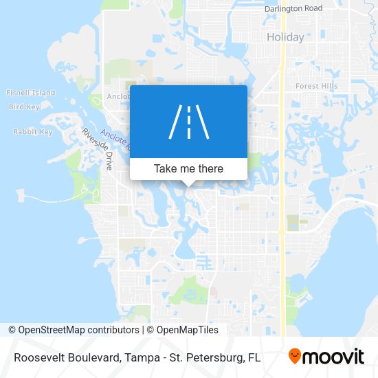Mapa de Roosevelt Boulevard
