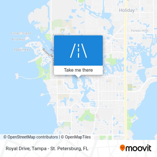 Royal Drive map