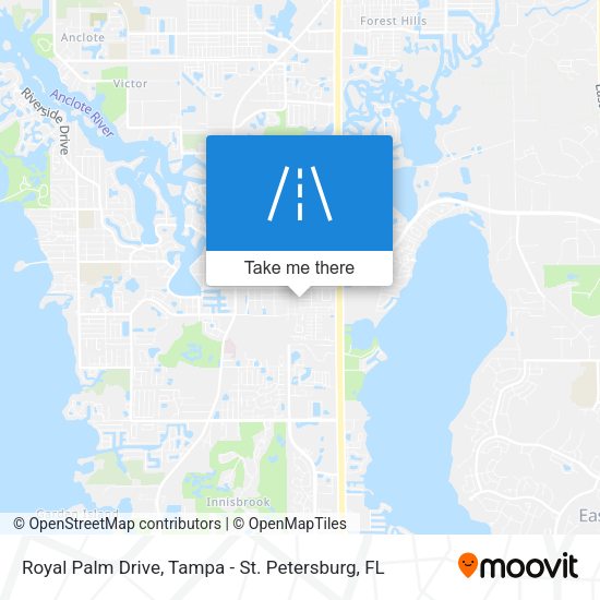 Mapa de Royal Palm Drive