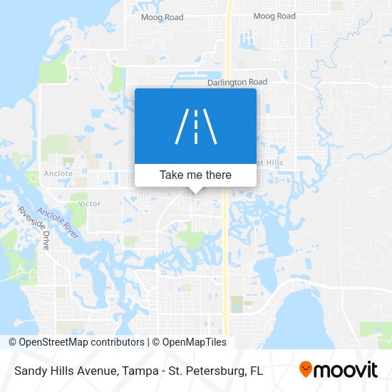 Sandy Hills Avenue map