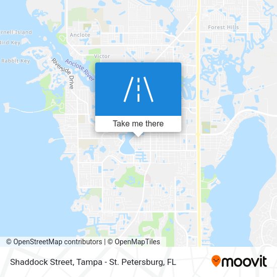 Shaddock Street map