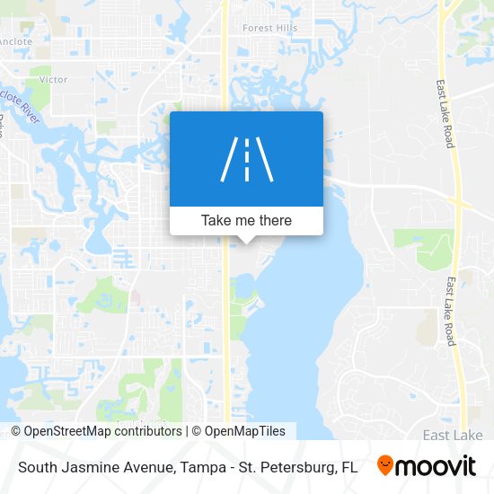 South Jasmine Avenue map