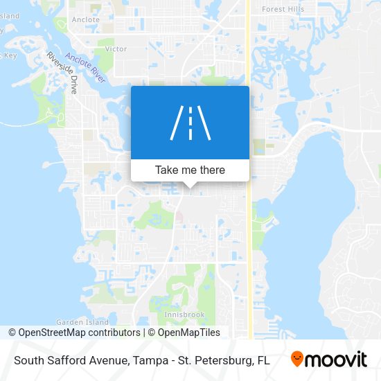South Safford Avenue map