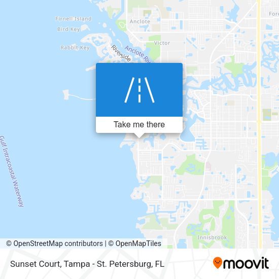 Sunset Court map