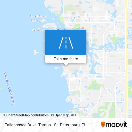 Tallahassee Drive map
