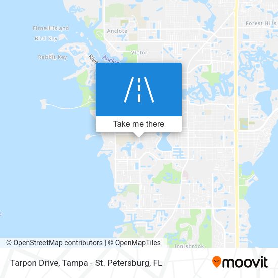 Mapa de Tarpon Drive