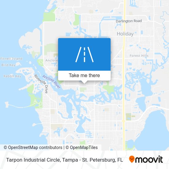 Mapa de Tarpon Industrial Circle