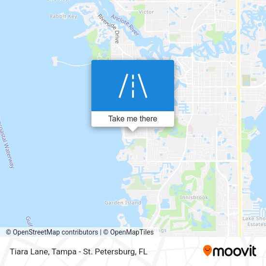Mapa de Tiara Lane