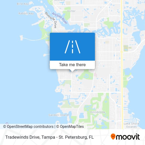 Mapa de Tradewinds Drive