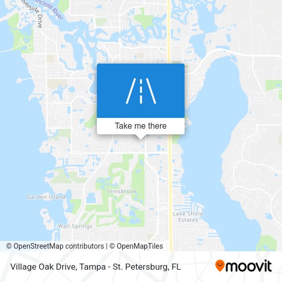 Village Oak Drive map
